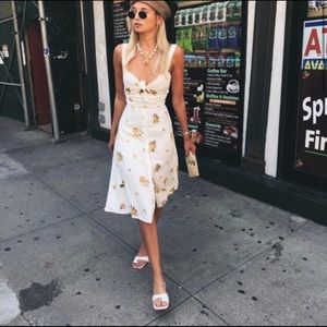 Reformation Frankfurt Floral Dress 10 ✨